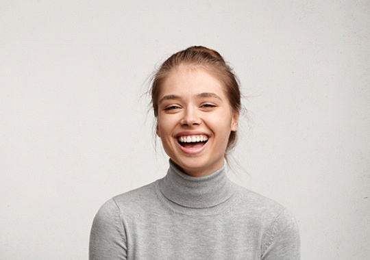 Smiling woman